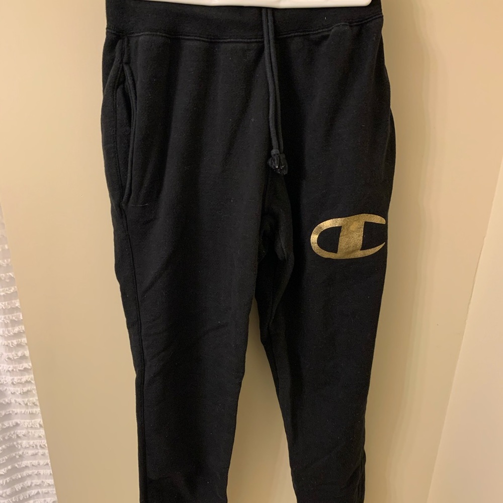Black Champion Joggers